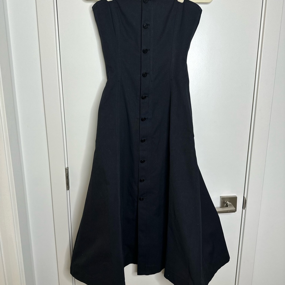 Polo Ralph Lauren Elegant Black Button-Down Dress